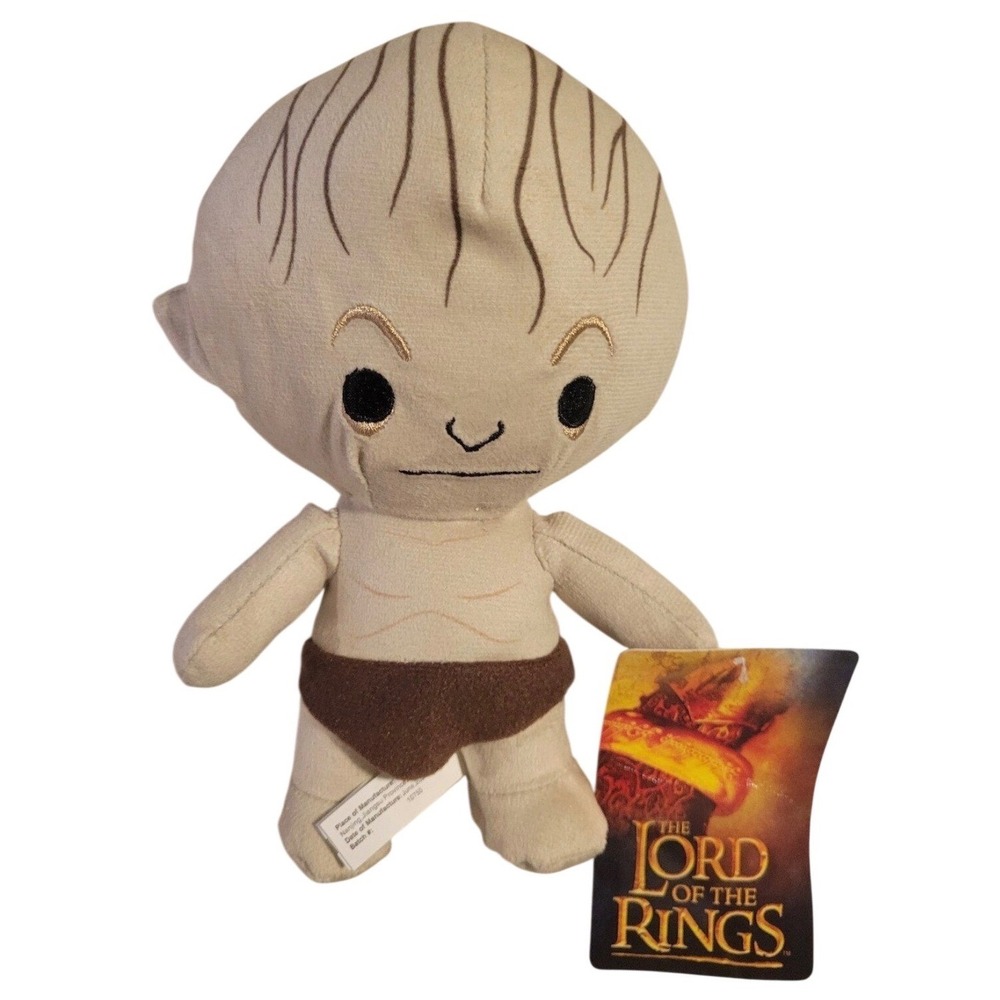 Lord of the Rings Gollum Smeagol Plush Toy Stuffed Animal Figure NWT 2021 7 in
